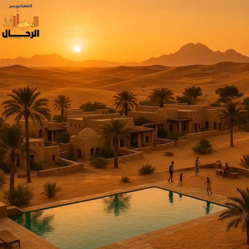 أفضل المنتجعات الصحراوية في مصر 2025 – رفاهية وسط الرمال