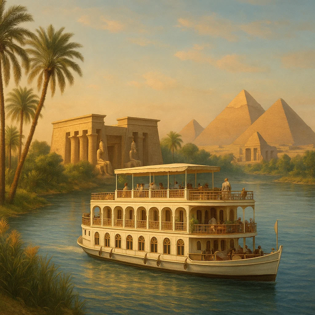 🚤 الرحلات النيلية في مصر – سحر التاريخ والطبيعة بين ضفاف النيل