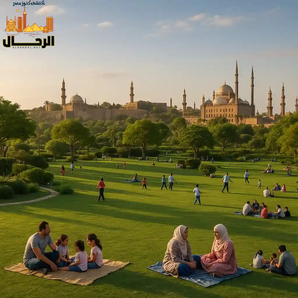 زيارة حديقة الأزهر مع العائلة – جمال الطبيعة في قلب القاهرة