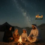 ليلة في الصحراء التخييم العائلي في الصحراء بين النجوم – مغامرة فريدة خارج الصندوق التخييم العائلي في الصحراء
